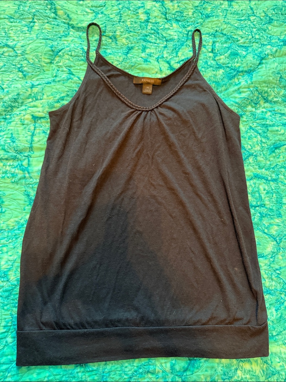 Express Black Spaghetti-Strap top